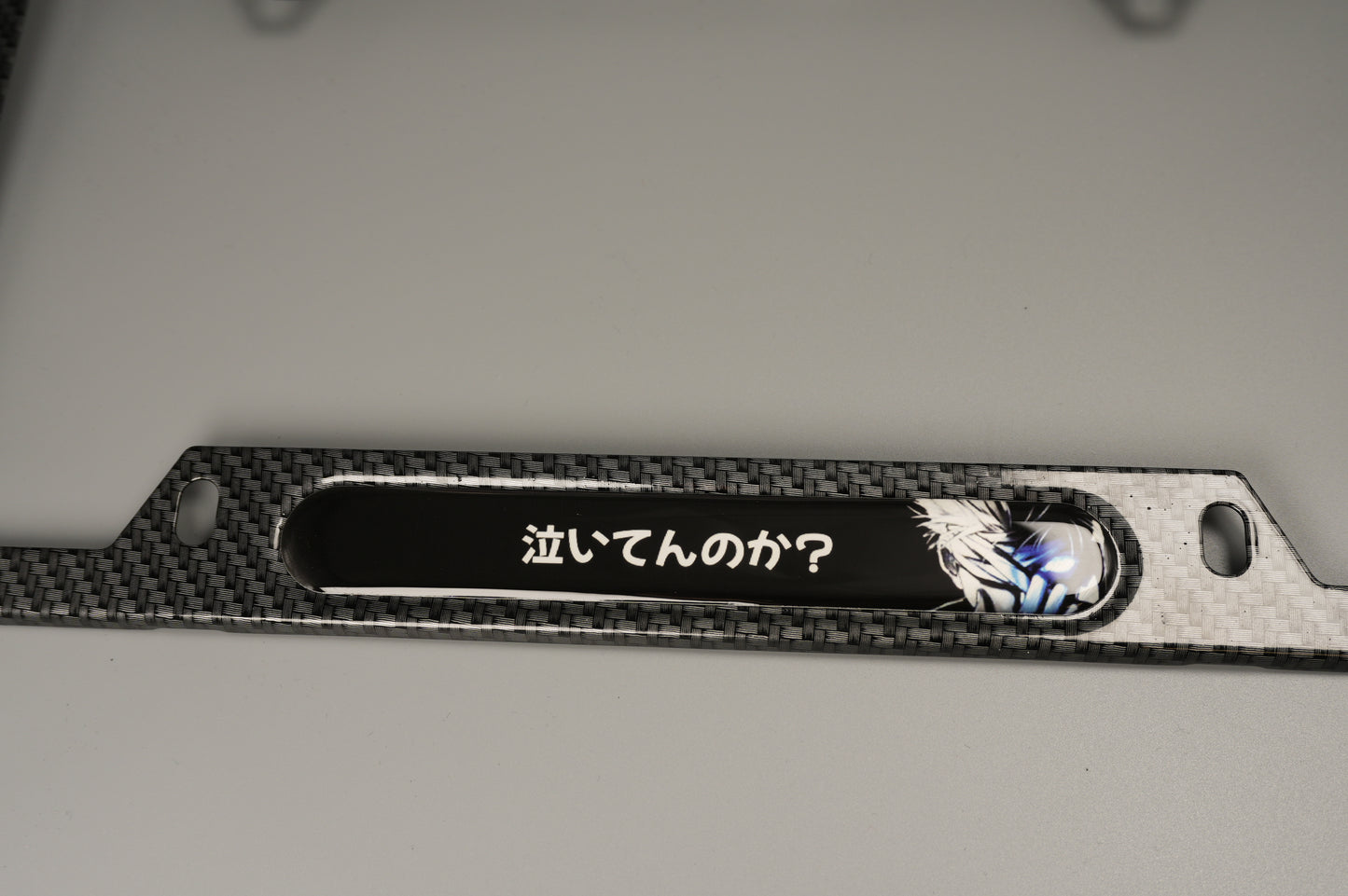 License plate frame aluminum Anime - Jujustsu Kaisen Gojo