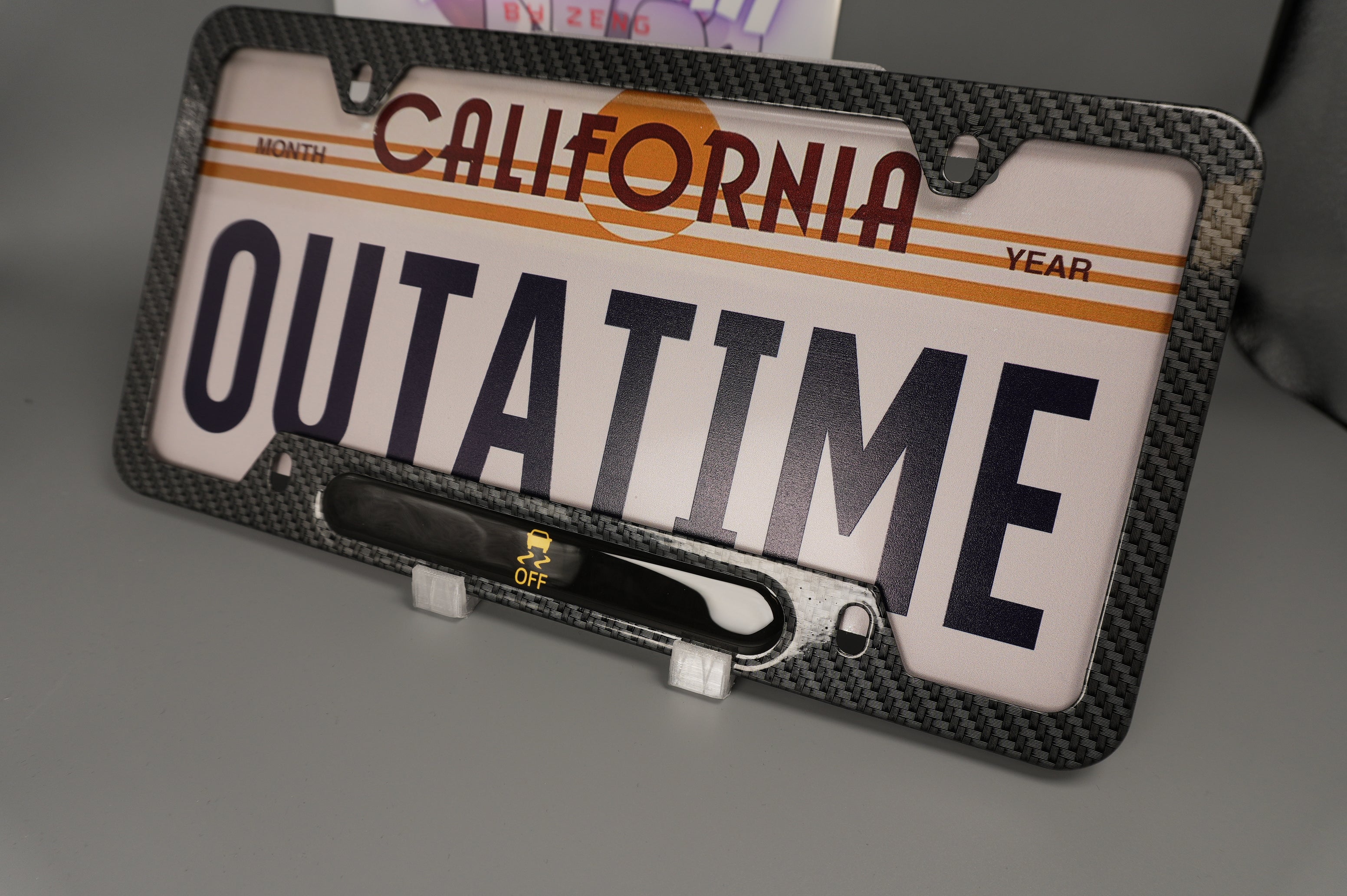 License plate frame aluminum CEL - Traction off