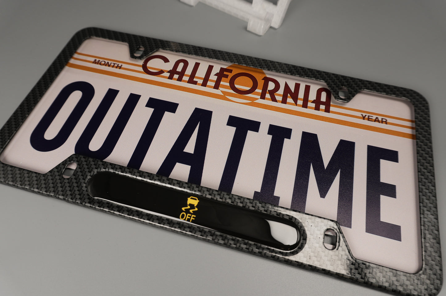 License plate frame aluminum CEL - Traction off