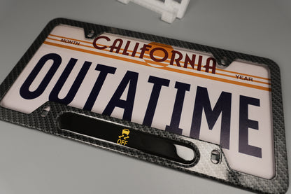 License plate frame aluminum CEL - Traction off