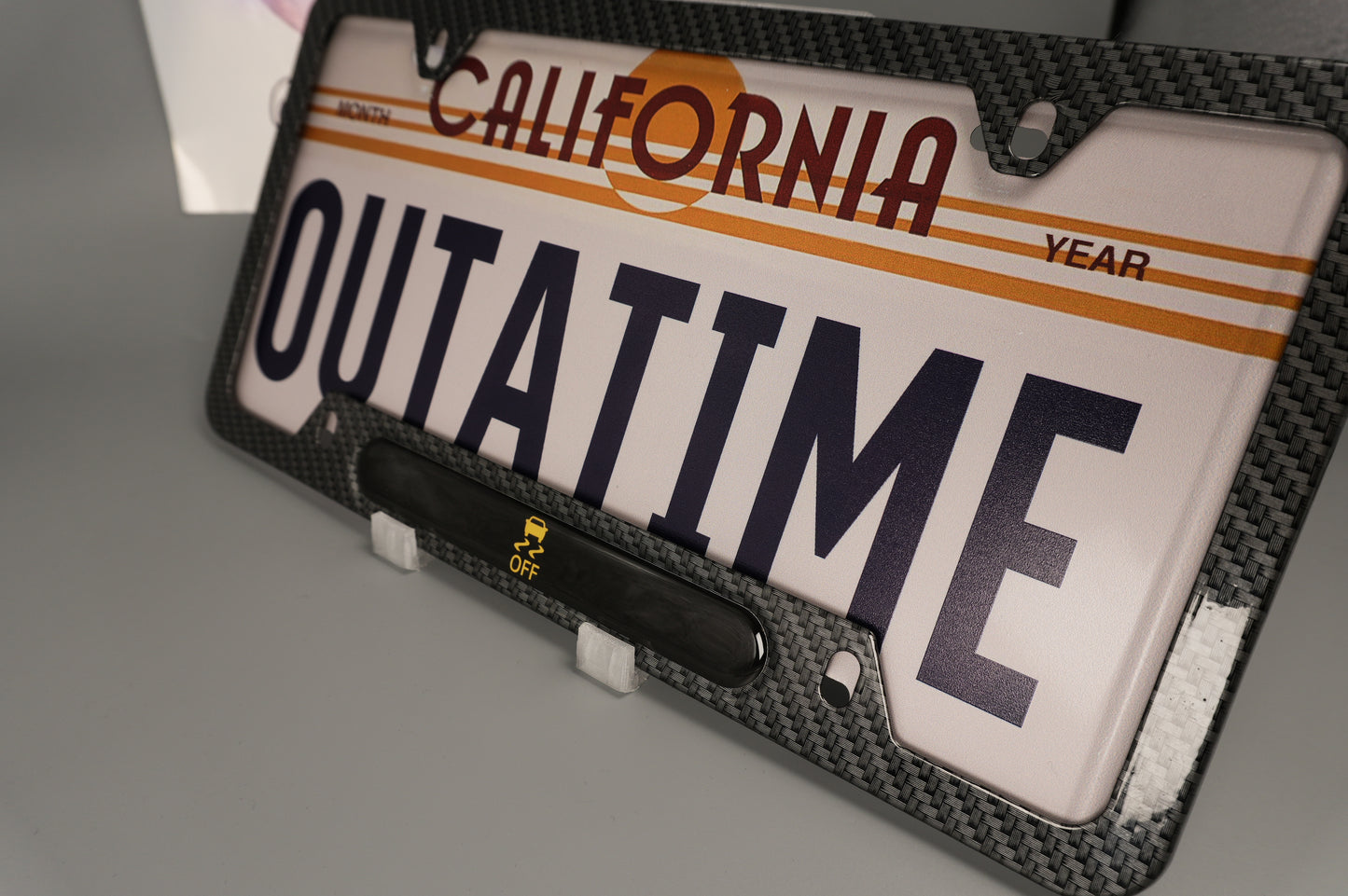 License plate frame aluminum CEL - Traction off