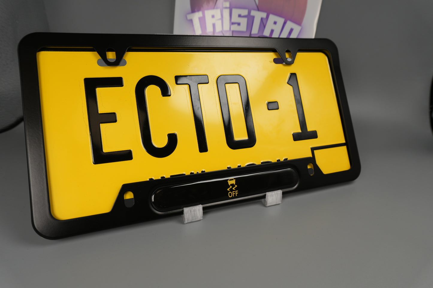 License plate frame aluminum CEL - Traction off