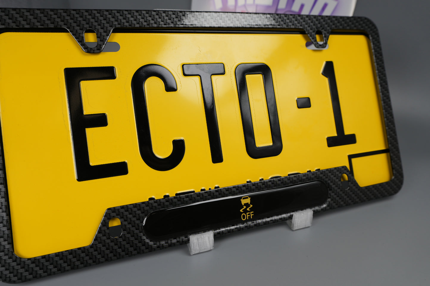 License plate frame aluminum CEL - Traction off