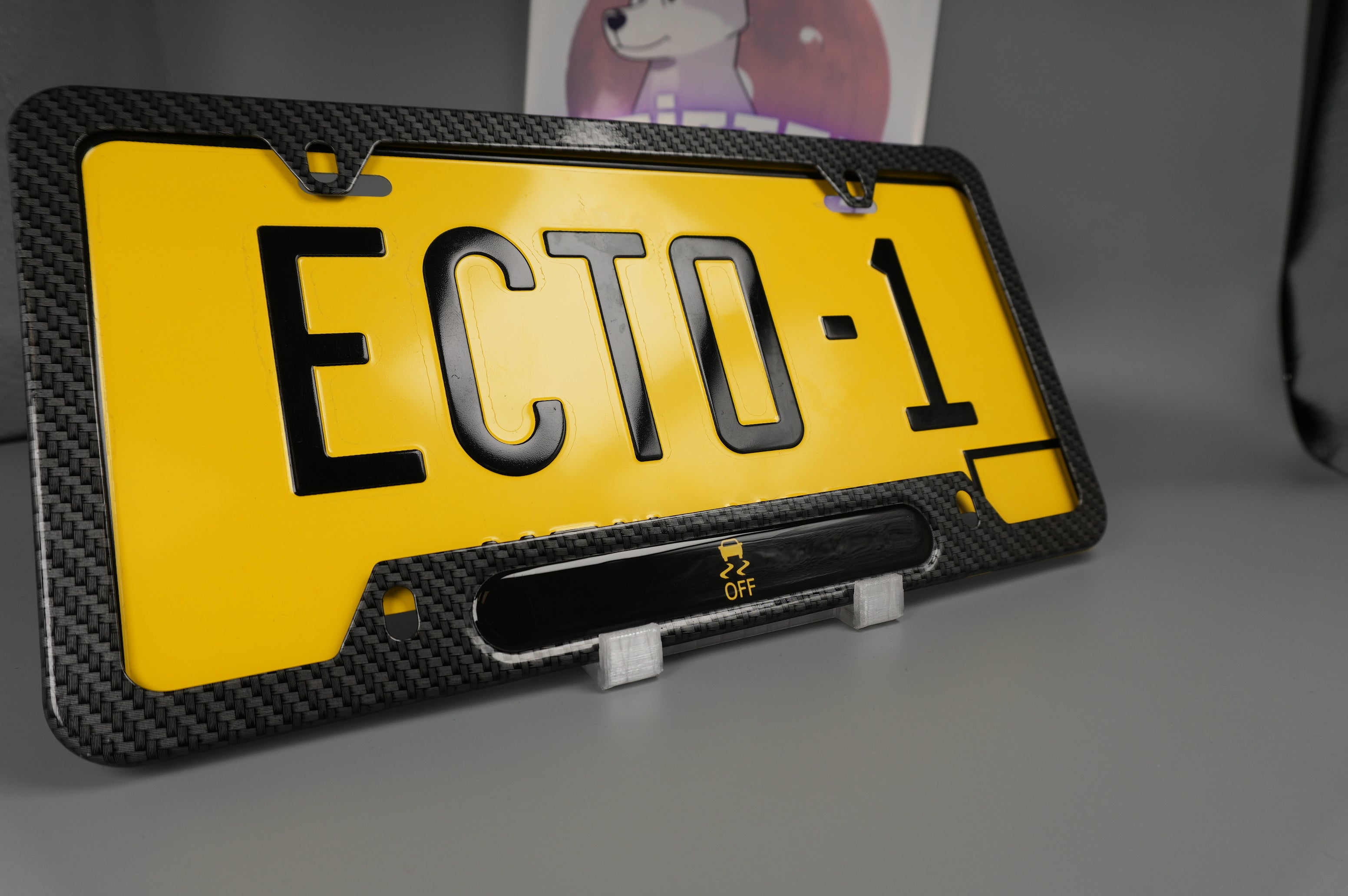 License plate frame aluminum CEL - Traction off