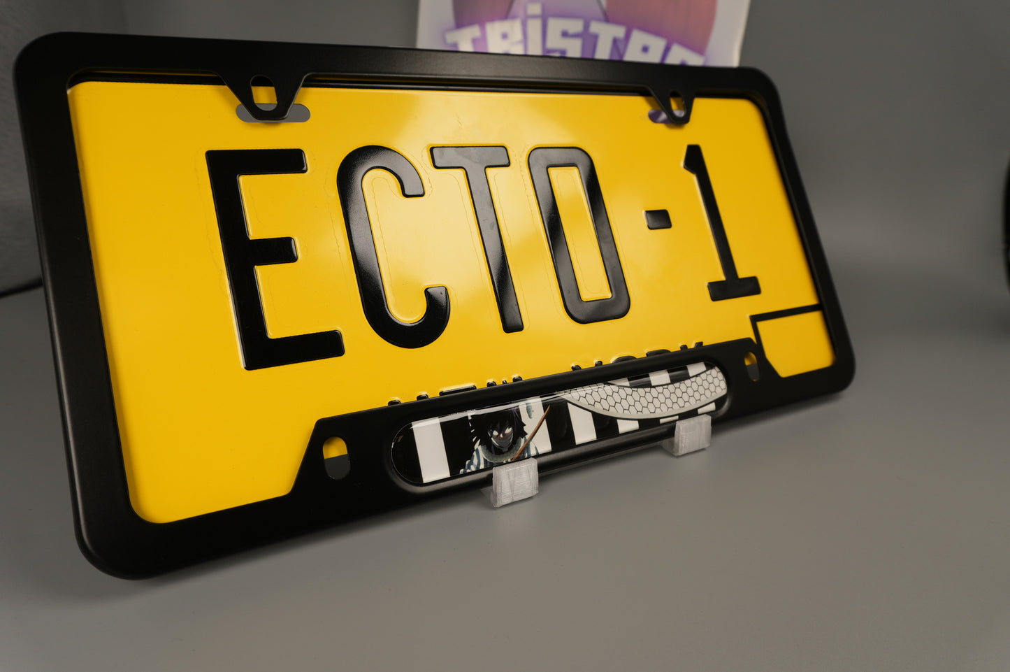 License plate frame aluminum Anime - Obanai Iguro, the Serpent Hashira Demon Slayer (fan art)