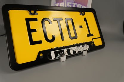 License plate frame aluminum Anime - Obanai Iguro, the Serpent Hashira Demon Slayer (fan art)