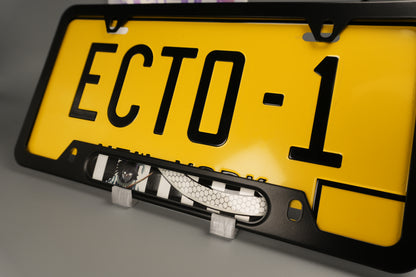 License plate frame aluminum Anime - Obanai Iguro, the Serpent Hashira Demon Slayer (fan art)