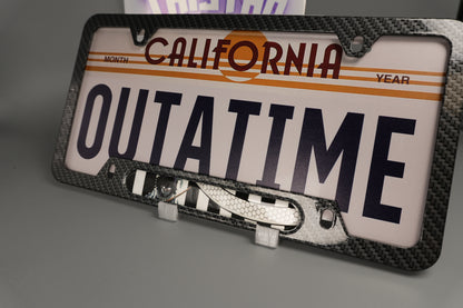 License plate frame aluminum Anime - Obanai Iguro, the Serpent Hashira Demon Slayer (fan art)