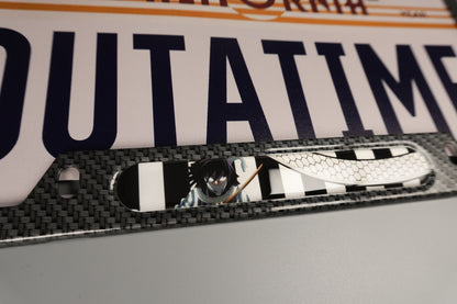 License plate frame aluminum Anime - Obanai Iguro, the Serpent Hashira Demon Slayer (fan art)