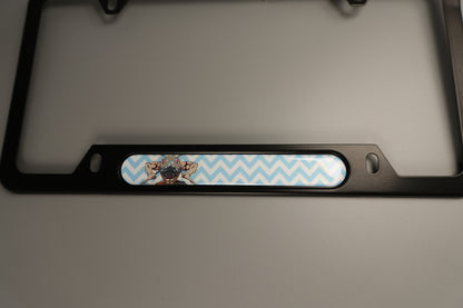 License plate frame aluminum Anime - Demon Slayer Inosuke Hashibira(fan art)