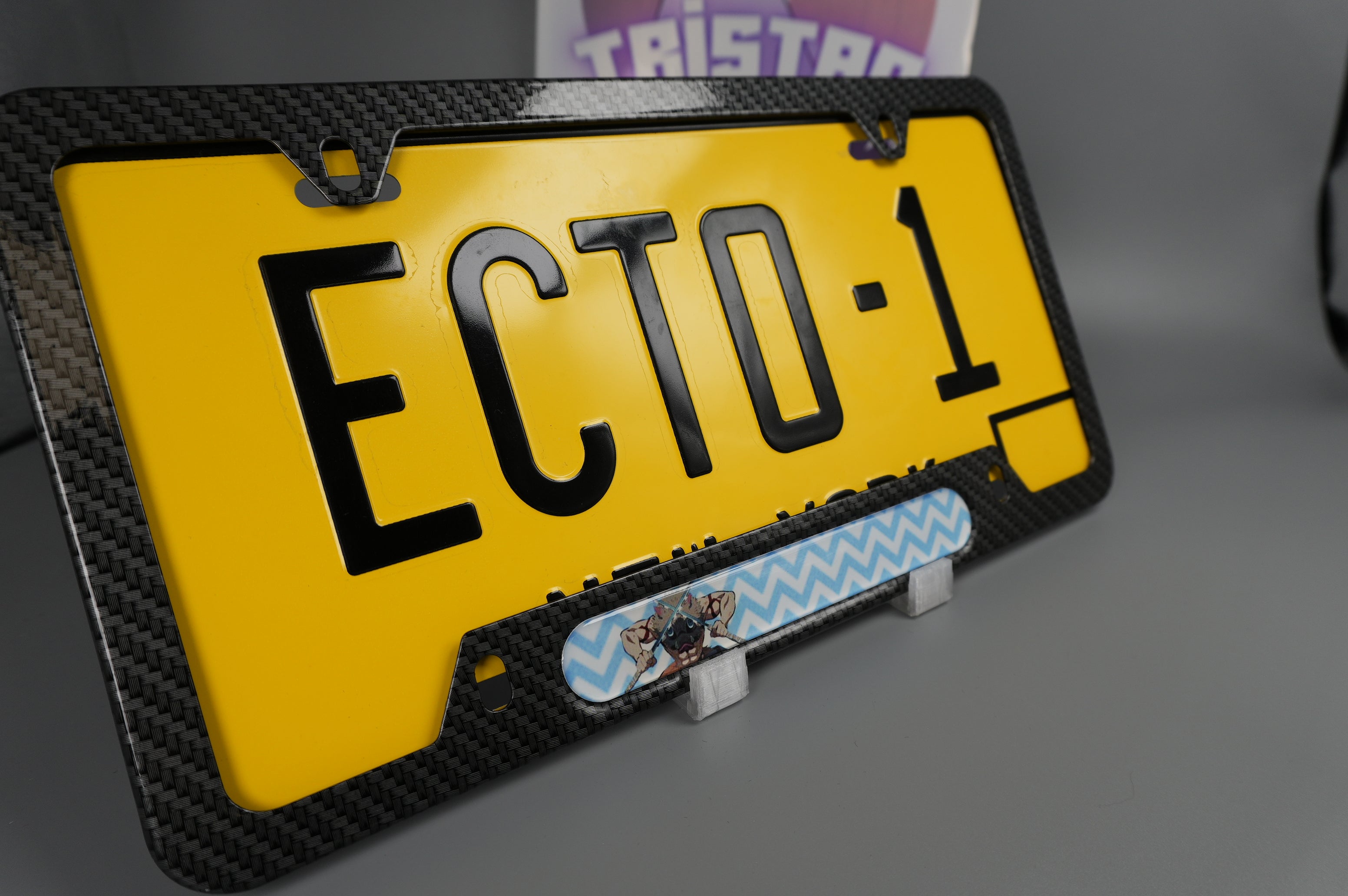 License plate frame aluminum Anime - Inosuke (fan art)