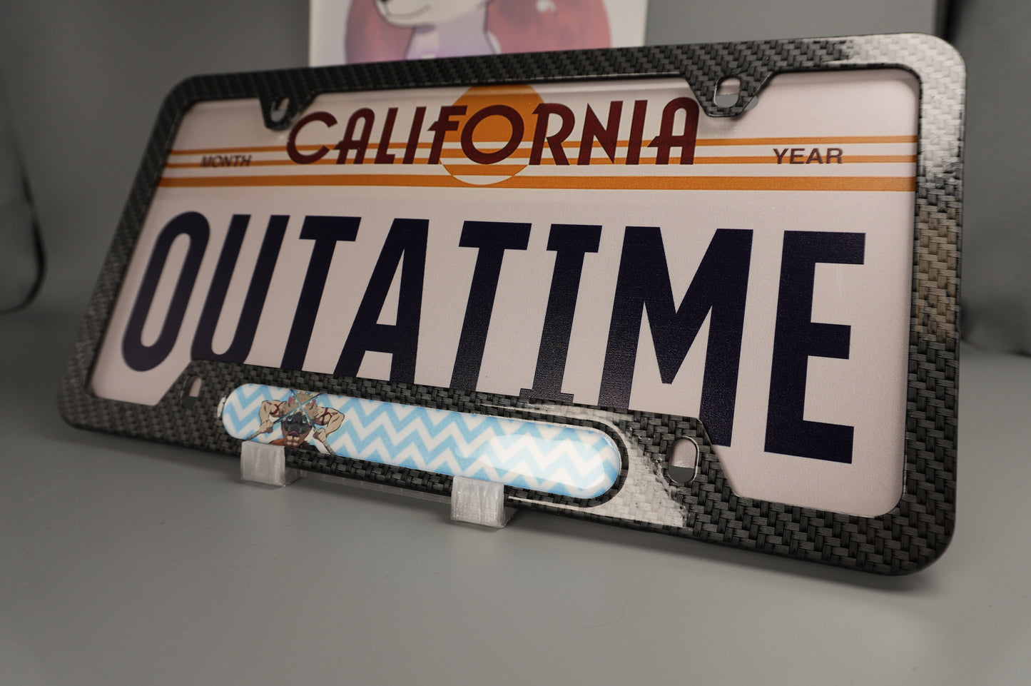 License plate frame aluminum Anime - Demon Slayer Inosuke Hashibira(fan art)