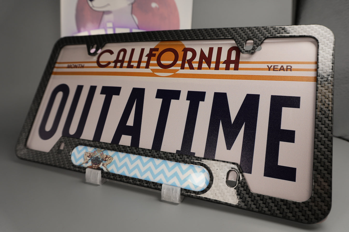 License plate frame aluminum Anime - Demon Slayer Inosuke Hashibira(fan art)