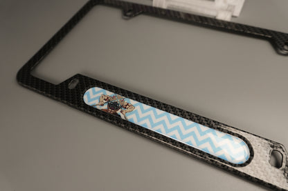 License plate frame aluminum Anime - Demon Slayer Inosuke Hashibira(fan art)