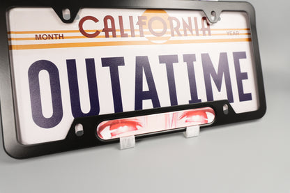 License plate frame aluminum Anime - Hentai Girl eyes heart pupil