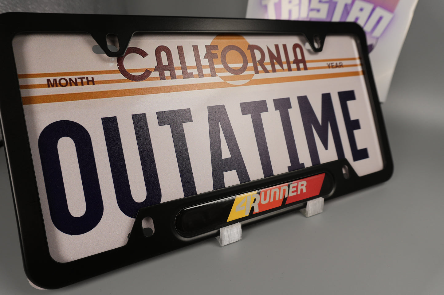 License plate frame aluminum 4 runner