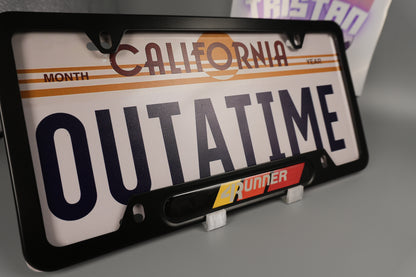 License plate frame aluminum 4 runner