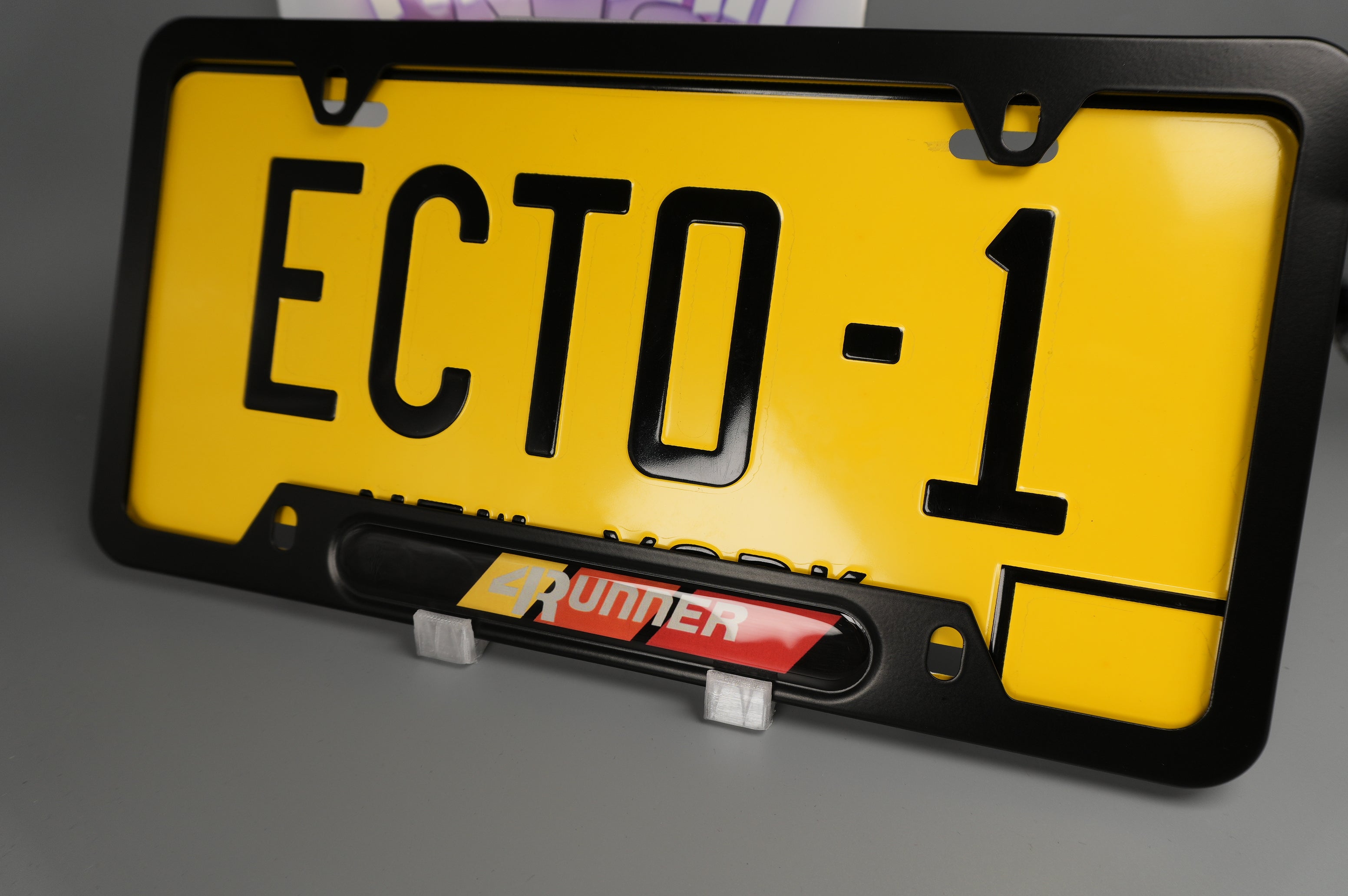 License plate frame aluminum 4 runner