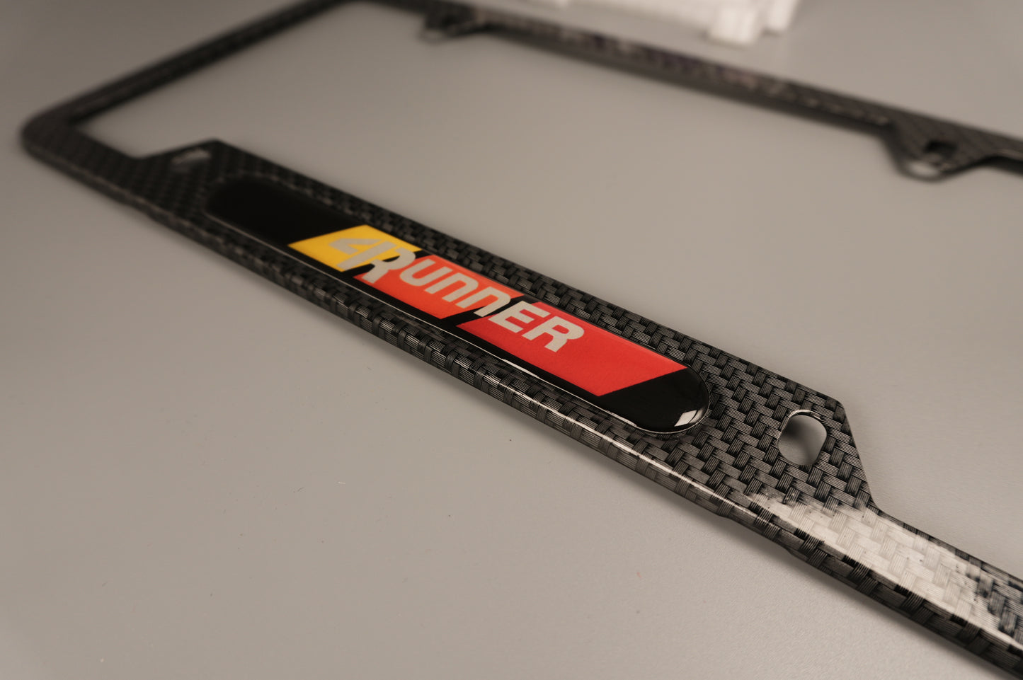 License plate frame aluminum 4 runner