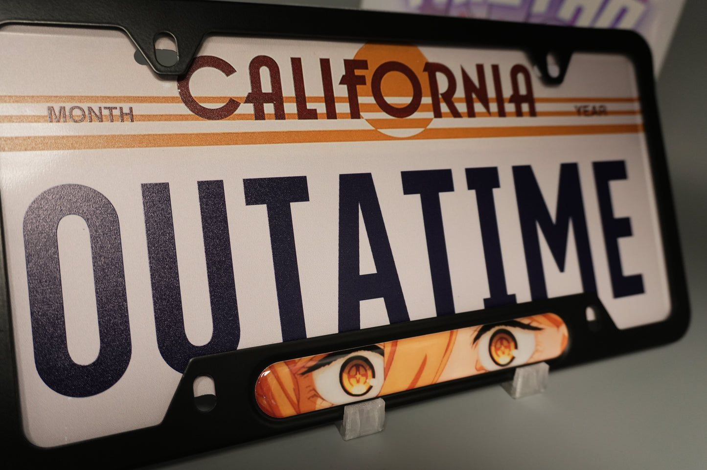 License plate frame aluminum Anime - Makima Chainsaw man