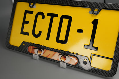 License plate frame aluminum Anime - Makima Chainsaw man