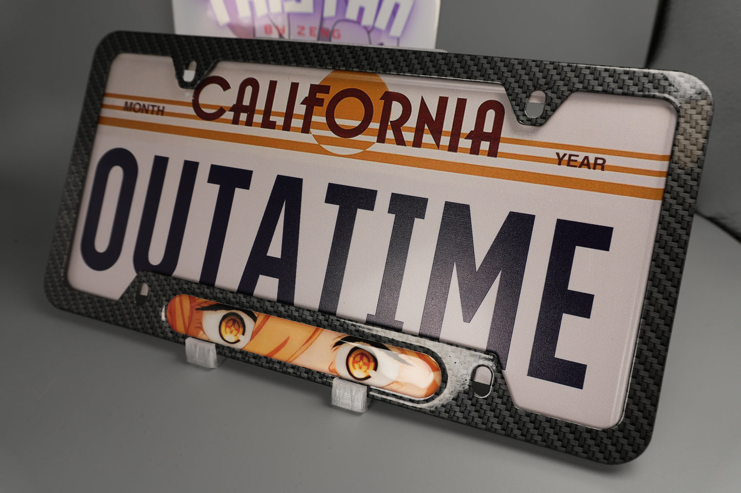 License plate frame aluminum Anime - Makima Chainsaw man