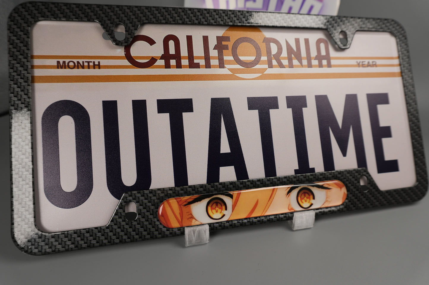 License plate frame aluminum Anime - Makima Chainsaw man