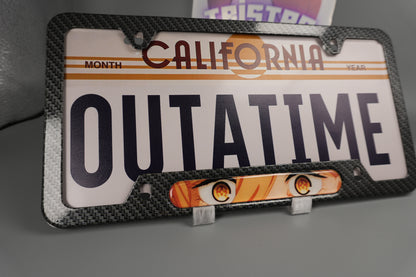 License plate frame aluminum Anime - Makima Chainsaw man