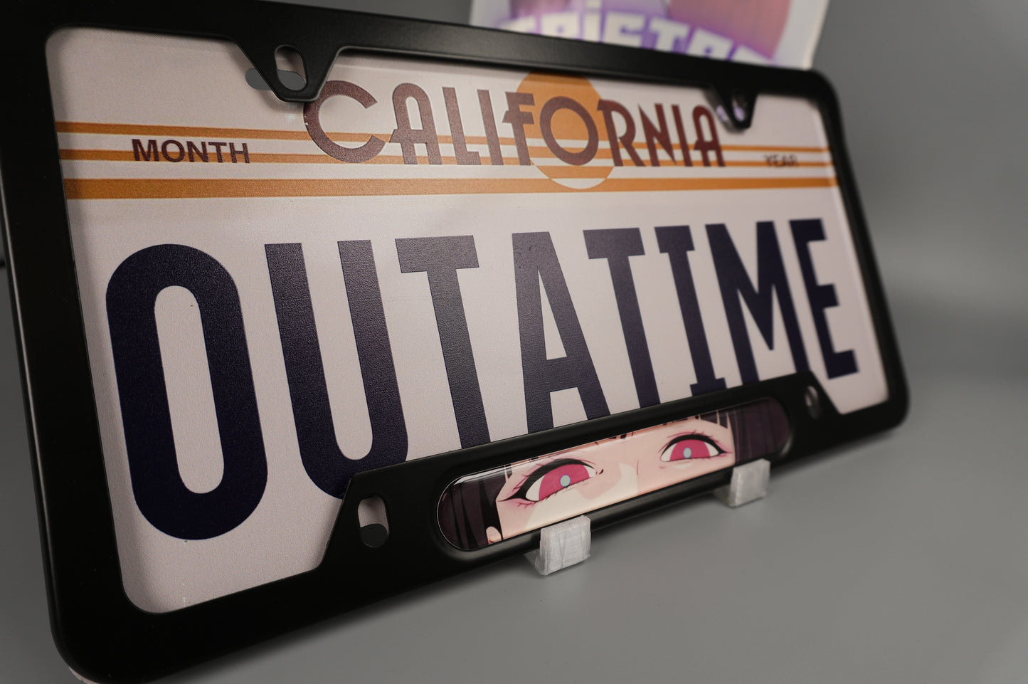 License plate frame aluminum Anime - Yumeko Jabami (蛇喰 夢子)  Kakeguru