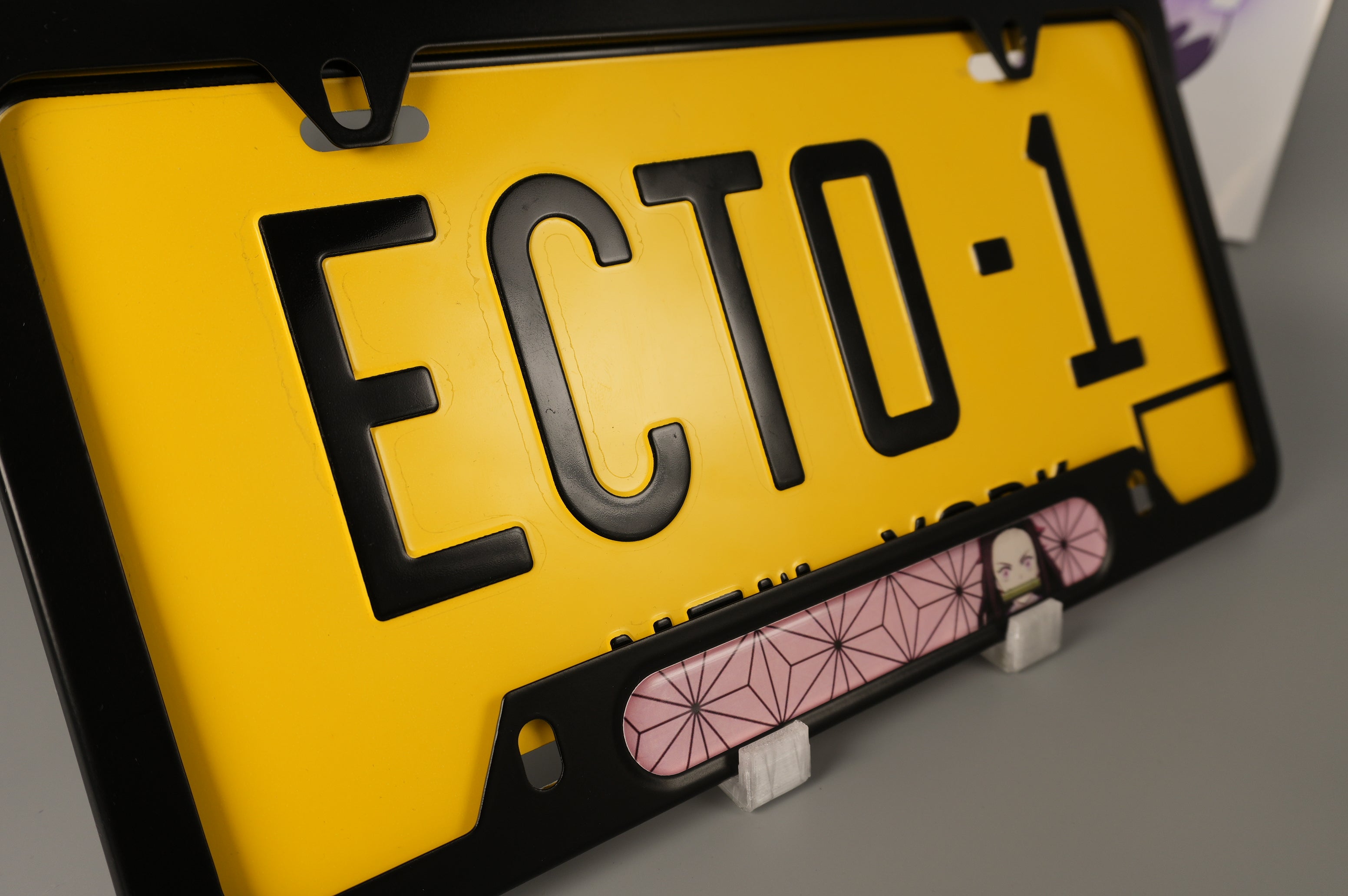 License plate frame aluminum Anime -  Nezunko (fan art)