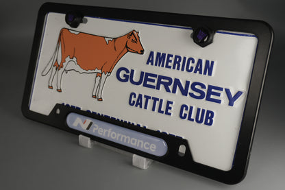 License Plate Frame Hyundai N Performance for Elantra N Kona N Veloster N (blue)
