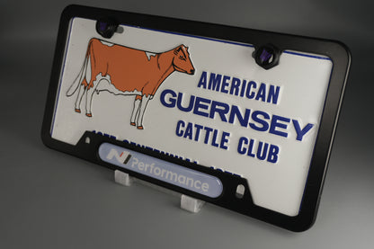 License Plate Frame Hyundai N Performance for Elantra N Kona N Veloster N (blue)