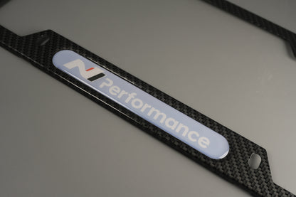 License Plate Frame Hyundai N Performance for Elantra N Kona N Veloster N (blue)