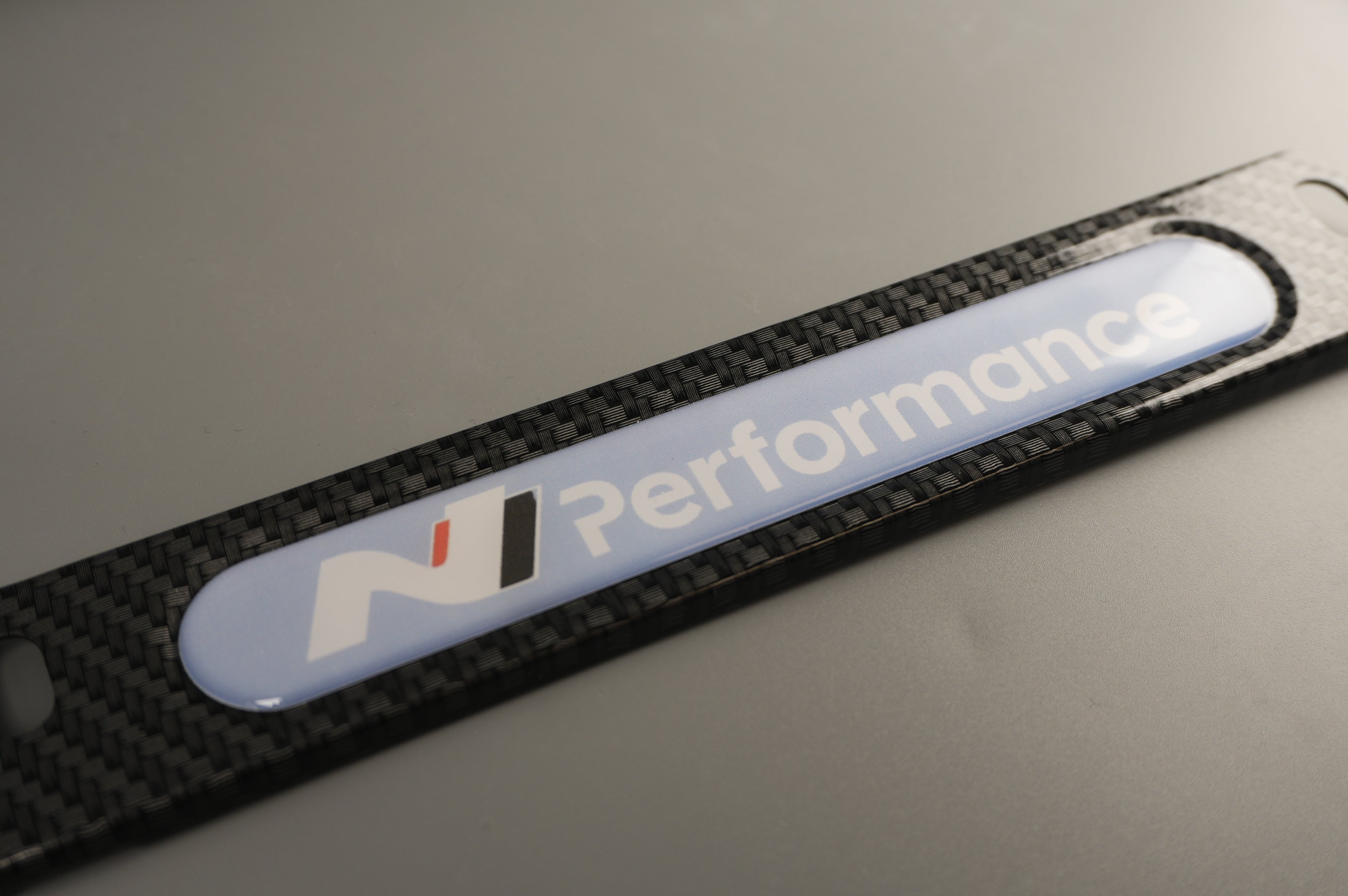 License Plate Frame Hyundai N Performance for Elantra N Kona N Veloster N (blue)