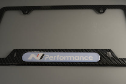 License Plate Frame Hyundai N Performance for Elantra N Kona N Veloster N (blue)