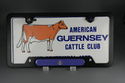 License Plate Frame Earth Federation logo amuro rx78 f90