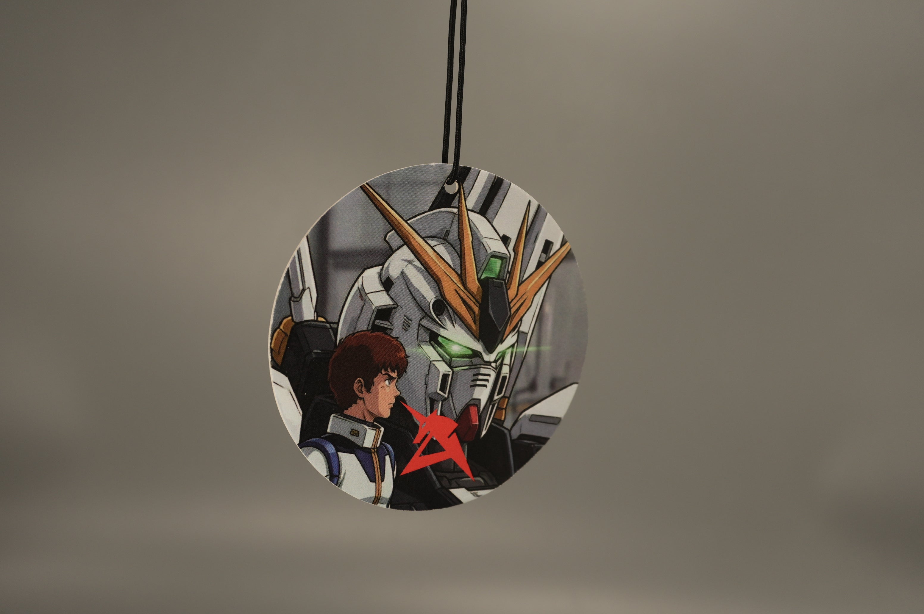 Amuro & Char Nu Gundam vs Sazabi Anime Car Air Freshener | Luxury Armani Code Sport Type Scent | JDM KDM Aesthetic Hanging Card