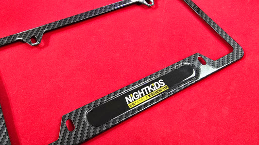 License Plate Frame NIGHTKIDS Initial D aluminum alloy