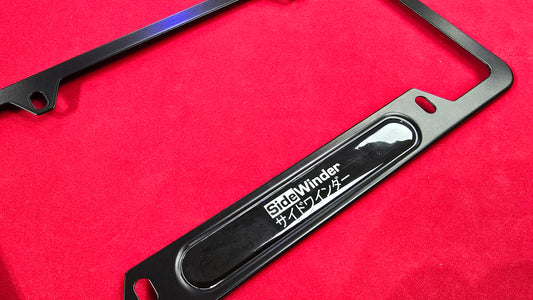 License Plate Frame INITAL D SIDEWINDERS aluminum