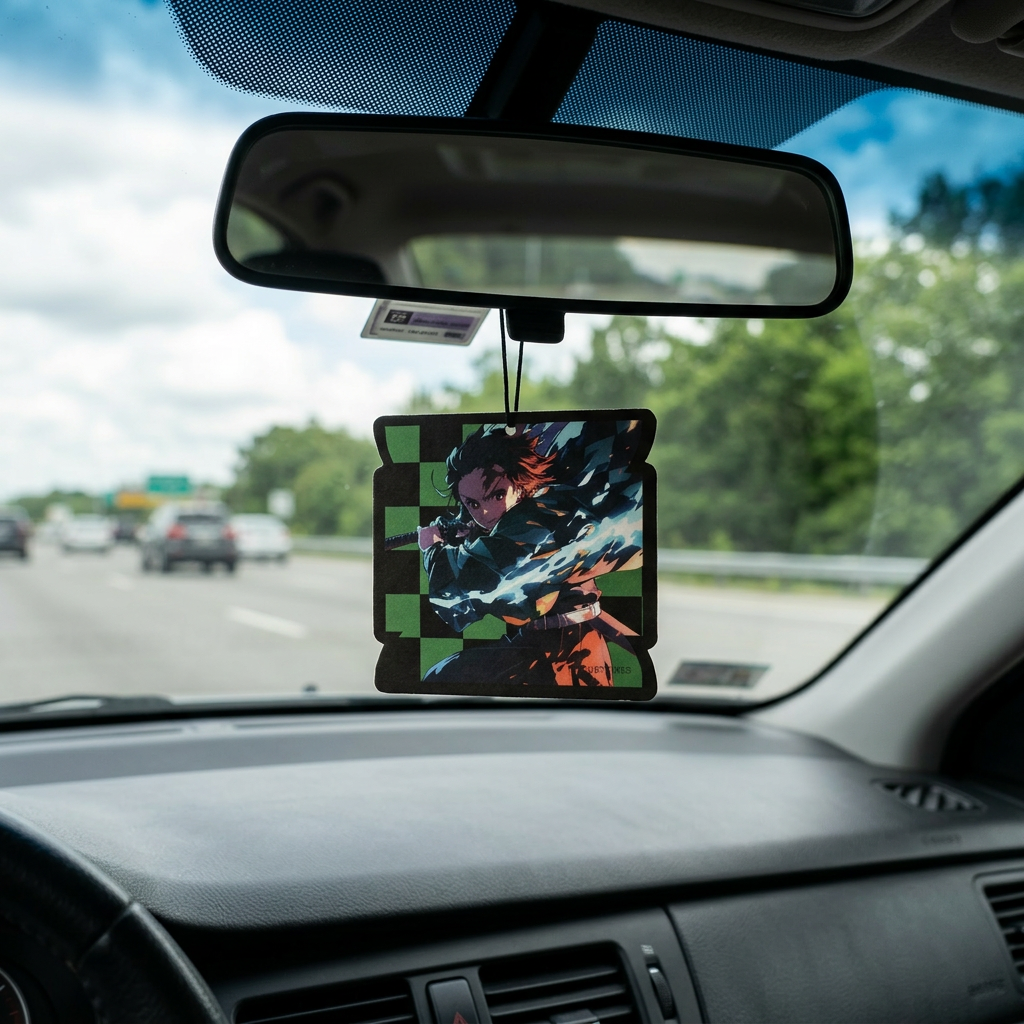 Nezuko Tanjiro Car Air Freshener | Long-Lasting Auto or Home Odor Eliminator