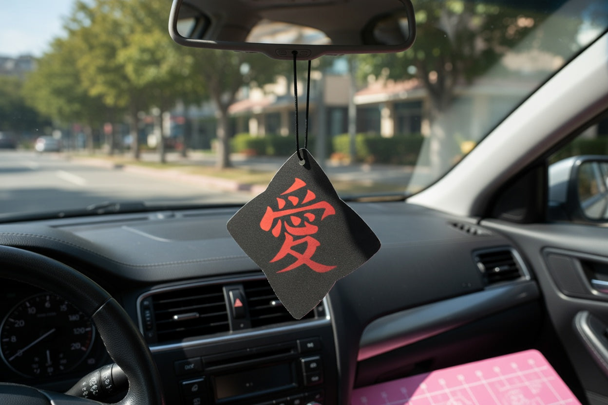 Gaara Love Car Air Freshener | Long-Lasting Auto or Home Odor Eliminator
